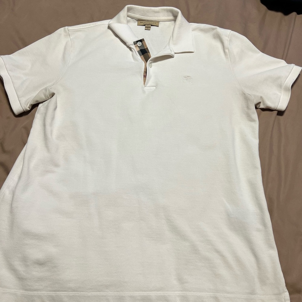 Burberry White Men’s Polo